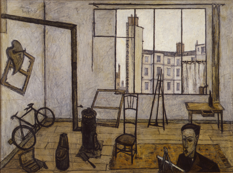 Bernard Buffet Officiel - L'atelier, 1947, 149 x 200 cm