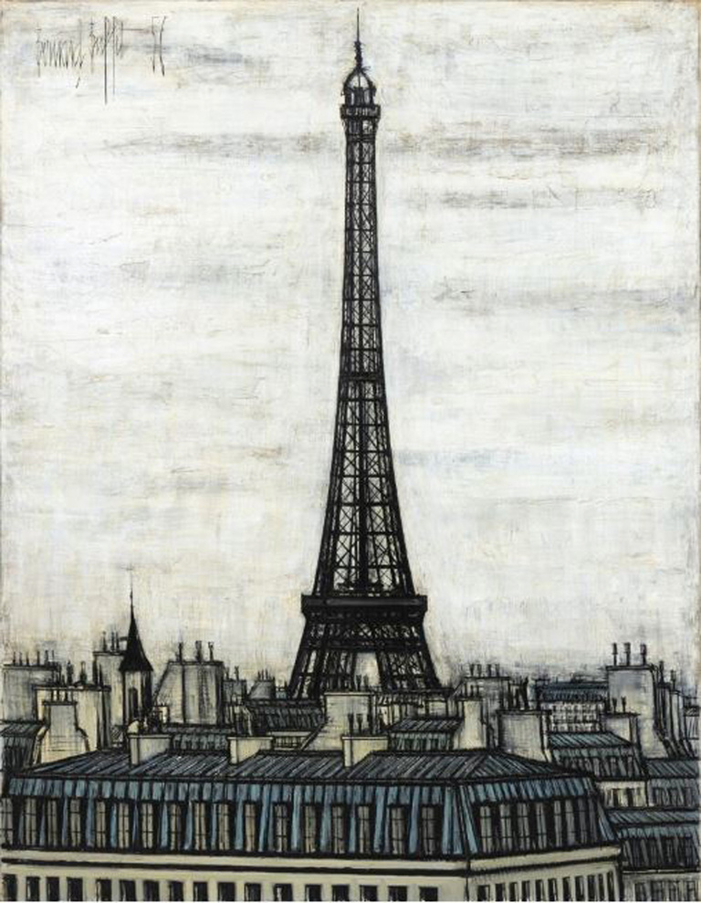 Bernard Buffet Official - La Tour Eiffel, 1956, 146 x 114 cm 