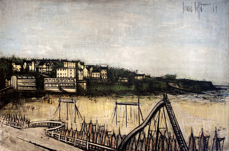 Bernard Buffet Official - La Plage de Saint-Cast, 1964, 130 x 195 cm