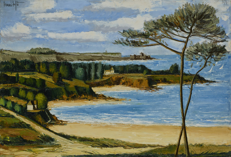 Bernard Buffet Officiel - Pen Guen, Fort la Latte, 1974, 89 x 130 cm