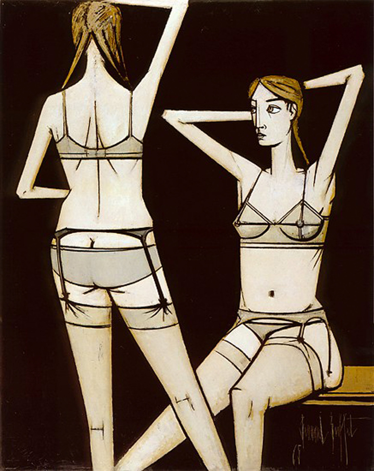 Bernard Buffet Officiel - Deux Femmes, 1965, 197 x 218 cm 