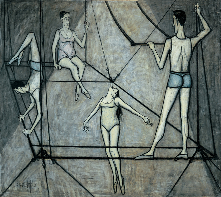 Bernard Buffet Officiel - Acrobates, 1955, 260 x 295cm