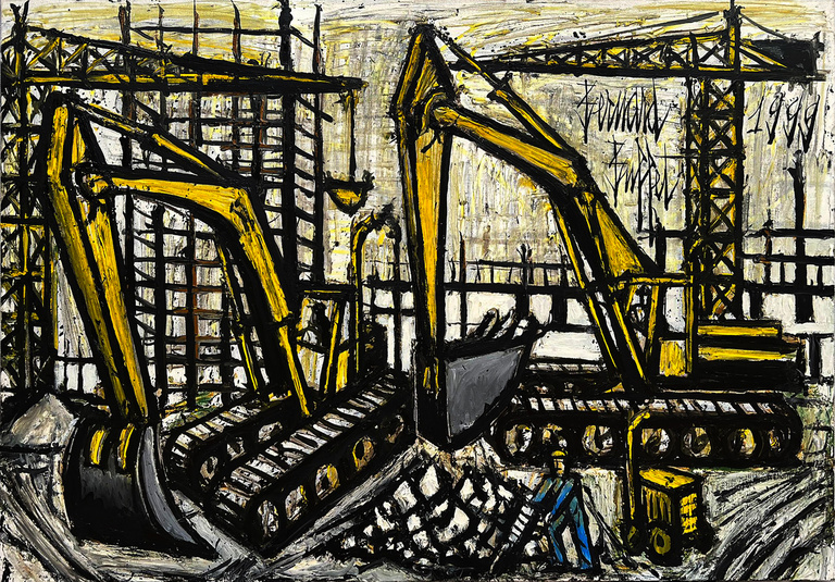 Bernard Buffet Officiel - L'enfer, 1999, 89 x 130 cm