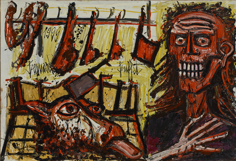 Bernard Buffet Official - La boucherie, 1999, 89 x 130 cm