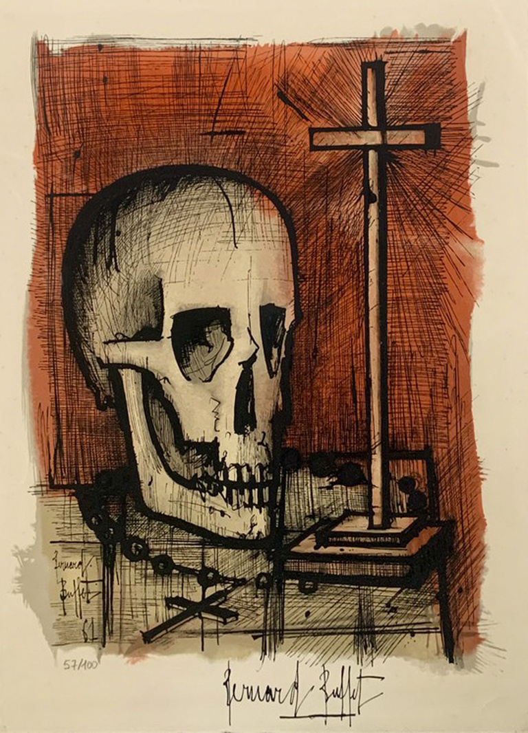 Bernard Buffet Official - Vanité, 1961, 38 x 28 cm